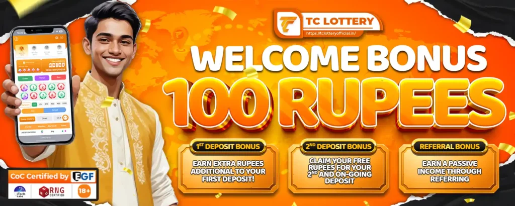 A winner celebrating after receiving a TC Lottery prize notification on their phone